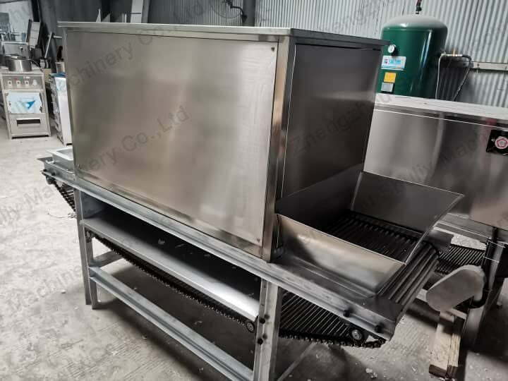 链条式葱蒜脱皮机